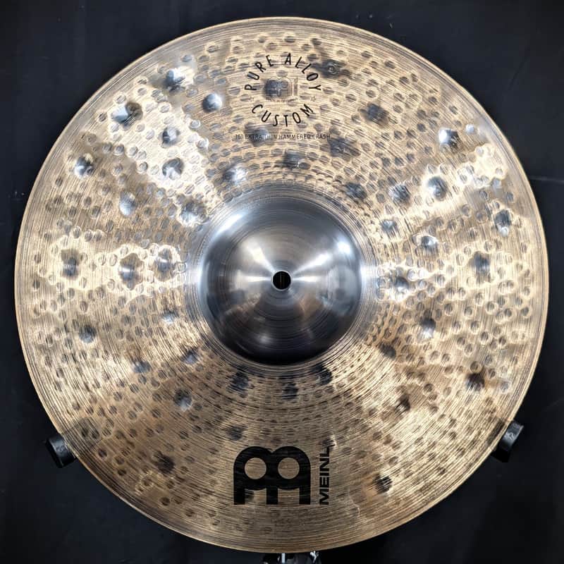 MEINL 16 inch Pure Alloy Custom Extra Thin Hammered Crash image 1