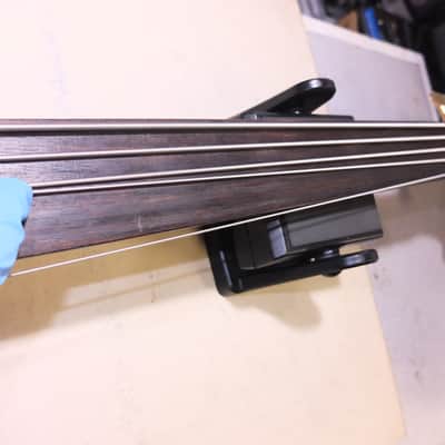 Samick Artist Fretless 5 string Black gloss image 7