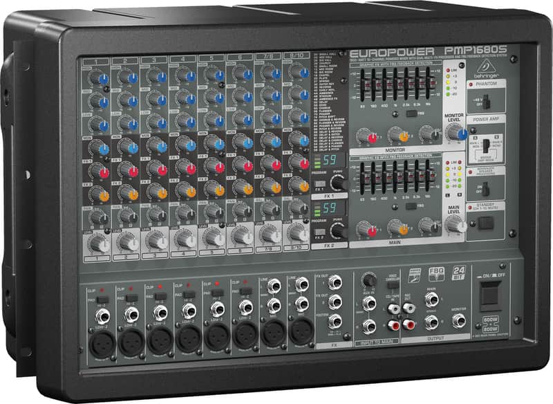 Behringer Europower PMP1680S 1600-Watt 10-Channel Powered Mixer image 2