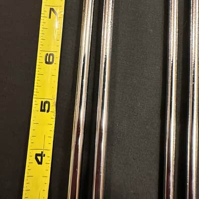 Triangle Beater Set, Homemade, 8 Piece (4 Pairs), 8" Length, w/Handmade Leather Case-EXCELLENT image 10