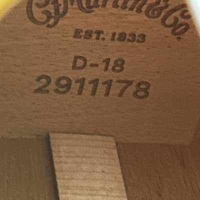 Martin D-18 Refreshed Standard Series Acoustic Guitar 2025 Gloss Finish #2877 image 18