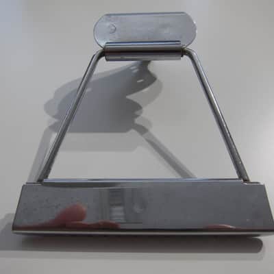 Gibson Acoustic 12 String Guitar Tailpiece Authentic Vintage Part Circa-1960s-Chrome image 4