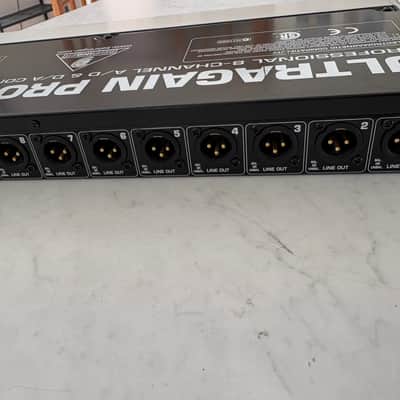 Behringer Ultragain Pro-8 Digital ADA8000 8-Channel Mic Preamp with A/D Converter 2000s - Black / Silver image 7