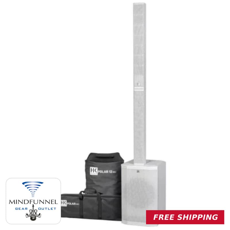 HK Audio HK POLAR-MKII-12-WHT Polar 12 MKII Column PA System. White — Clearance image 1