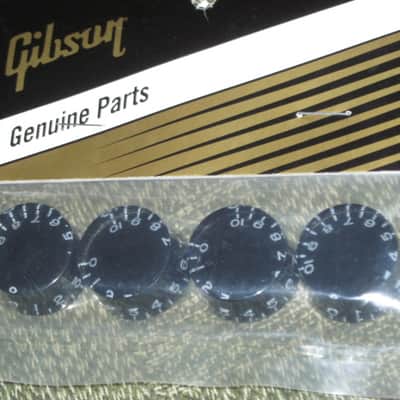 new in package A+ genuine Gibson SPEED Knobs BLACK PRSK-010 (set of 4 knobs) PRSK010 image 1