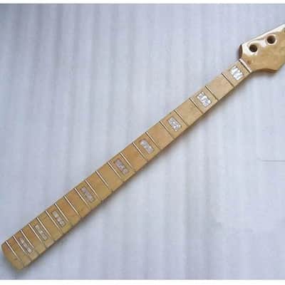 Maple Wood 4 String Jazz Bass Style Neck, 20 Frets Fingerboard