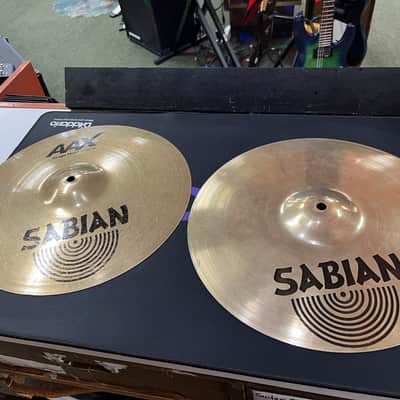 Sabian 14" AAX Stage Hi-Hat Cymbals (Pair) 2002 - 2018 - Brilliant image 1