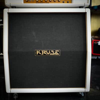 Kruse Amplification Disruption Amp Head w/ Matching Kruse 4x12 Speaker Cabinet - White image 17