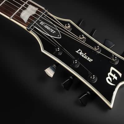 2022 ESP LTD Deluxe EC-1007 ET Evertune - Black | Korea Les Paul Singlecut 7-String Set-Thru EMG 81-7 / 60-7 Humbucker 24 XJ Stainless Steel Frets | Case image 9