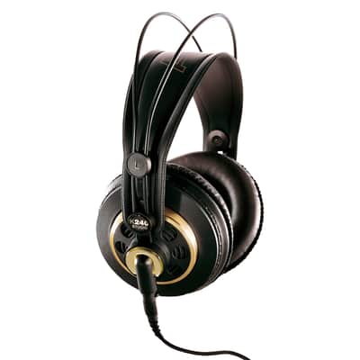 AKG K240 Studio Over-Ear Semi-Open Recording Mixing Monitoring Headphones image 1