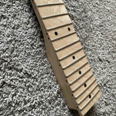 Short Scales Maple Wood Guitar Neck, 21 Frets Fingerboard image 9