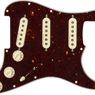 Genuine FENDER Pre-Wired VINTAGE NOISELESS Loaded Strat 11-Hole Shell Pickguard image 13