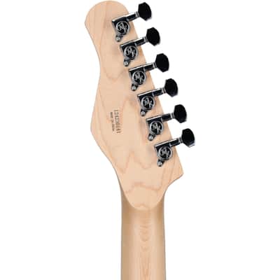 Michael Kelly 58 Thinline Electric Guitar, Natural, Spalted Maple Top image 8