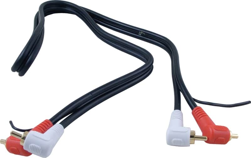 Reverb Tank RCA Cable, Shielded, Right Angle Plugs - 3 Foot | Reverb