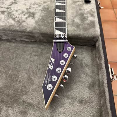 ESP E-II Alexi Laiho Signature Ripped 2024 - Purple Fade Satin - never played image 4