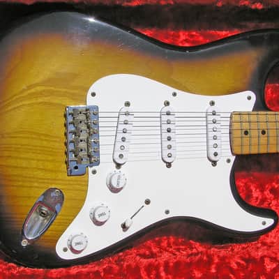 1956 Fender Stratocaster Strat 56 Sunburst X.A. image 4