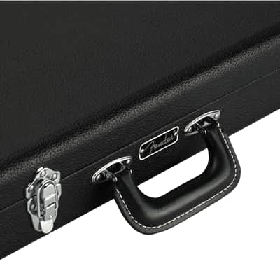 Fender Classic Series Wood Hardshell Case - Mustang®/Duo Sonic™, Black image 3