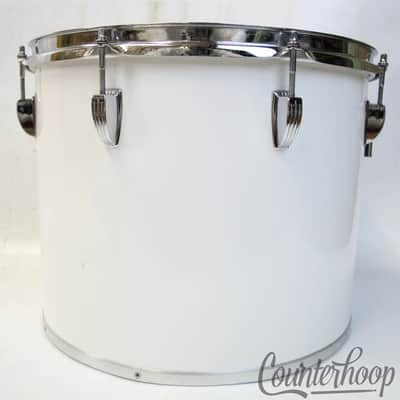 Ludwig 15x12"Concert/Tenor Tom Drum White Cortex Wrap Vintage 70s Blue/Olive B/O image 3