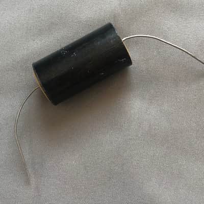 STANDARD .25 uF 600V Black Mylar Tone Capacitor, Test good, 1970s NOS image 3