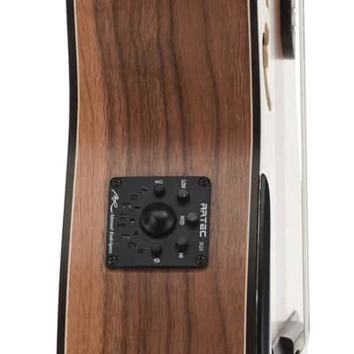 Manuel Rodriguez  Cortado Curly Walnut 4/4 Satin E-Acoustic Cutaway (501454) image 10