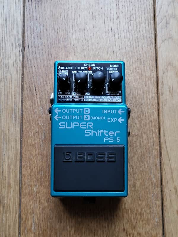 Boss PS-5 Super Shifter (Dark Gray Label) 1999 - Present - Blue image 1