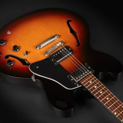 Immagine 2017 Gibson Memphis ES-335 Studio (4-Knob) - Ginger Burst | USA Semi-Hollow Torrefied Maple Fretboard ‘57 Classic Humbucker Bone Nut 3.55kg | CoA OHSC - 8