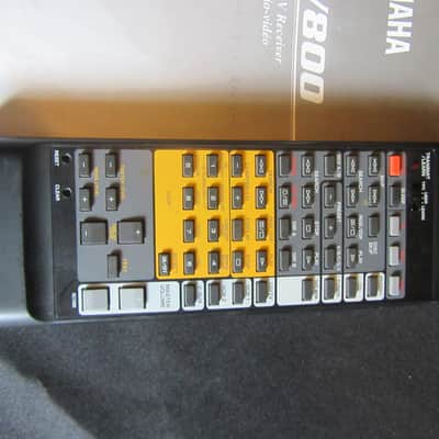 Vintage Yamaha RX-V800 music system Remote and instructions 100W per channel image 4