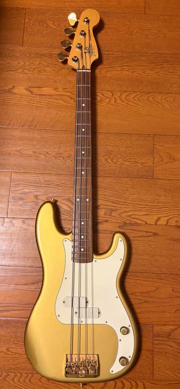 Fender Elite Precision Bass I with Rosewood Fretboard 1983 - 1984 - Aztec Gold image 1