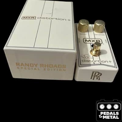 MXR Distortion + Randy Rhodes - White/Gold - X18555 image 2