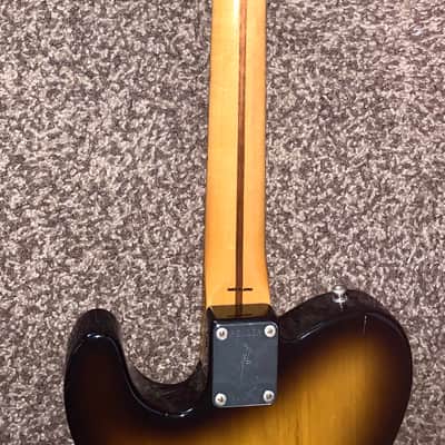 Vintage 1986 Fender TL-52 Telecaster      Reissue Electric   guitar  two tone  sunburst Nashville  conversion modded  made in japan image 10