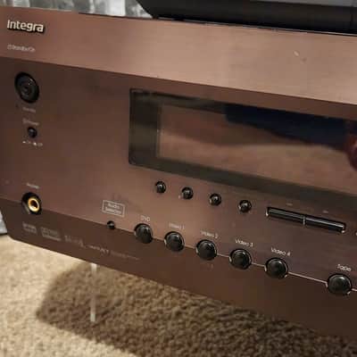 Integra Integra DTR-6.2 Audio/Video  Receiver with phone input 90s  - Black metal image 6