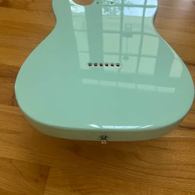 NEW Fender Vintera Modified Telecaster 50s Loaded Body, Surf Green with Custom Shop Tele Pickups, 4-Way Switching, S 1 switch, and Black Pickguard (optional soft case gig bag) image 10