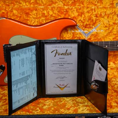 Fender Custom Shop W25 Custom Deluxe Relic HB S1 Stratocaster Candy Tangerine 2025 w/OHSC image 13