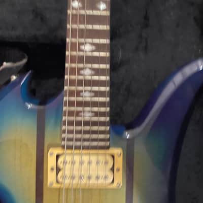 B.C. Rich Mockingbird Standard 1981 - 1987 - Blue Sunburst image 6