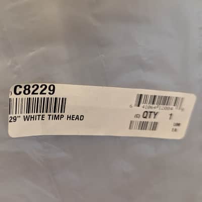 New Ludwig C8229 Ensemble 29" Timpani Head White Made in USA image 2