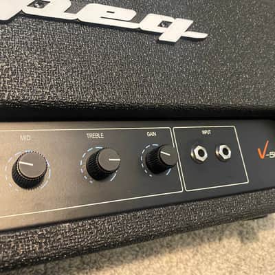 Ampeg V-50H 50-Watt Tube Guitar Amp Head 1990s - Black image 3