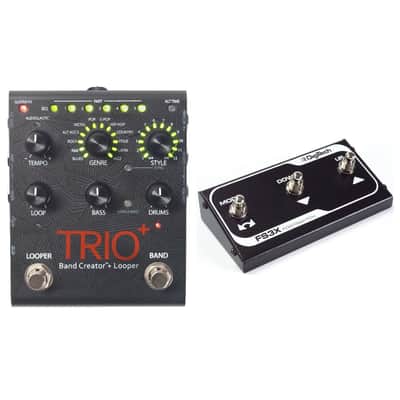 New DigiTech Trio+ Band Creator Plus Looper Guitar Pedal w/ FS3X