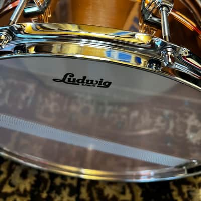 Ludwig LC662 Copper Phonic 6.5x14" 10-Lug Snare Drum - Polished Copper image 5