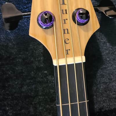 Rick Turner Custom Piezo Fretless Clear Burst image 18