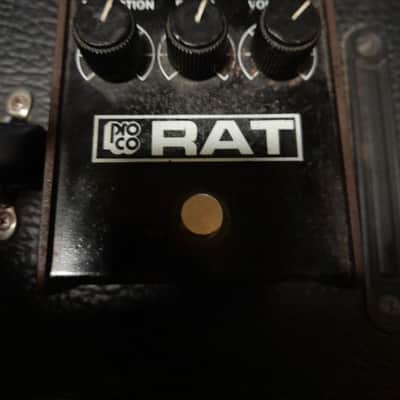 ProCo Small Box RAT 1986 - Black with White Lettering image 2