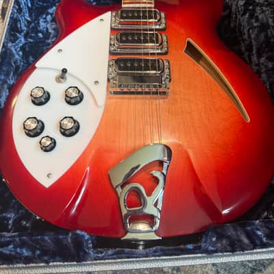 Rickenbacker 370 Left-Handed 2008 - Strawberry Glo image 2