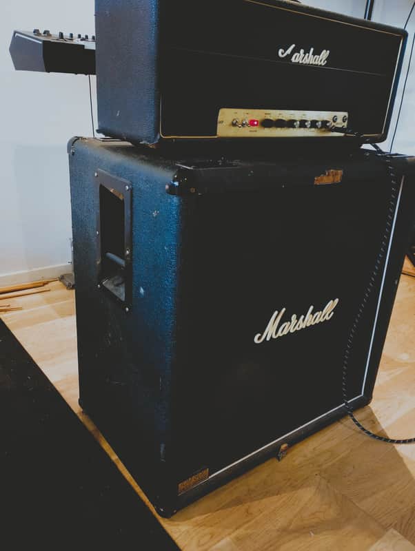 Marshall JMP 1992 Super Bass 2-Channel 100-Watt Guitar / Bass Amp Head 1967 - 1975 - Black image 1