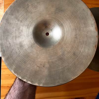 14” vintage Avedis Zildjian hi-hats with 1970s Thin Stamp image 5