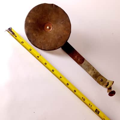 Leedy/Ludwig Clamp-On Bass Drum Muffler Tone Control Hoop-Mount Vintage 30s W&A image 4