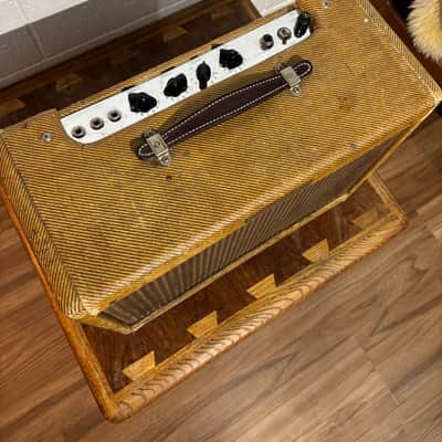 Fender Vibrolux 5F11 Narrow Panel 10-Watt 1x10" Guitar Combo All Original! 1960 - Tweed image 4