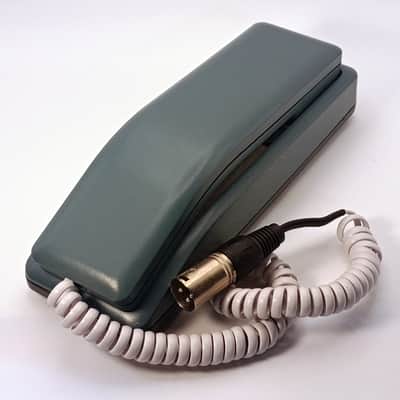 Custom Lo-Fi Telephone Microphone - Northern Telecom Symphony 3000 1980’s - Blue/White image 2
