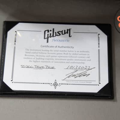 2015 Gibson Custom Shop Limited Edition SJ-200 – Trans Blue | OHSC + COA | Rare image 14