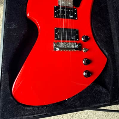 B.C. Rich NJ Retro Mockingbird Ferrari Red w/ Hard Case - KOREA image 6
