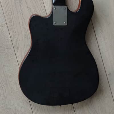 KENT by Teisco Model 534 Basin Street Bass 1965 - Dark Natural, Black image 10