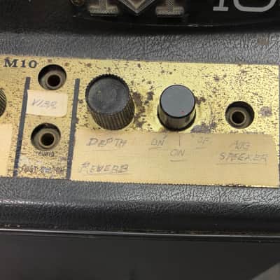Magnatone M10 Custom Series 2-Channel 38-Watt 1x8" Guitar Combo with 3" Tweeter 1960s, Reverb Vibrato image 8